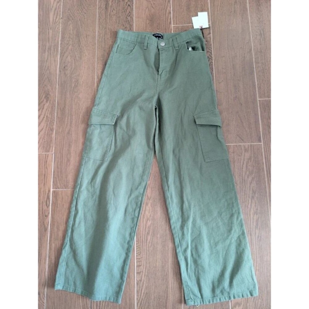 NWT originality girls green cargo pants XL